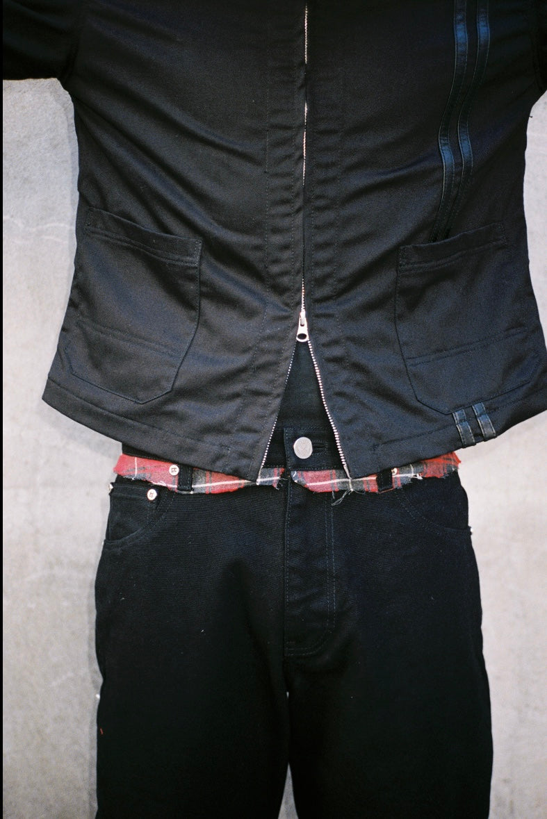 WIDE LEG FLANNEL PANT